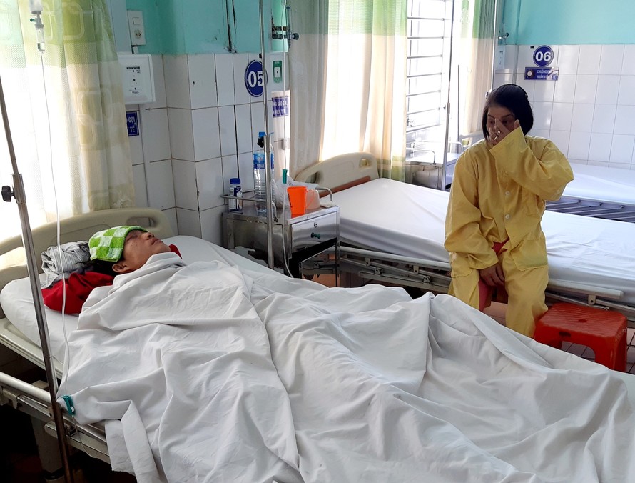  Anh Thanh bị thương nặng được cấp cứu tại bệnh viện Đa khoa tỉnh Gia Lai
