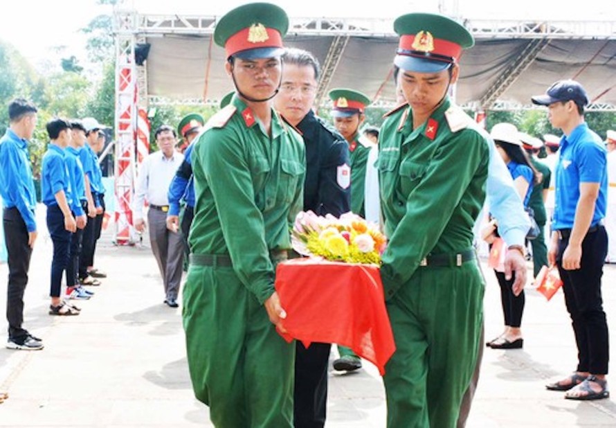 21 hài cốt liệt sĩ hi sinh tại Campuchia đã được đưa về Nghĩa trang Liệt sĩ huyện Đức Cơ (Gia Lai) để an táng năm 2018