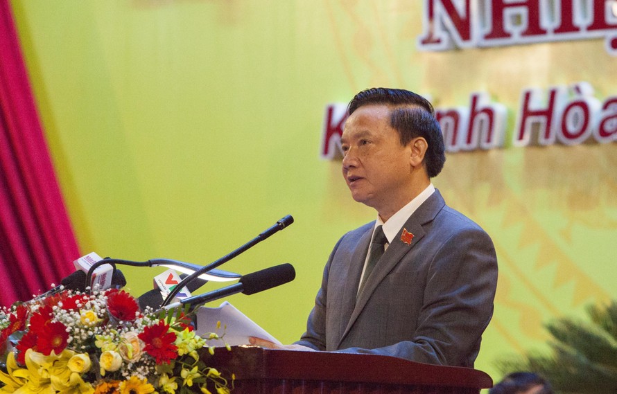 Giới thiệu bầu ông Nguyễn Khắc Định làm Bí thư Tỉnh uỷ Khánh Hoà