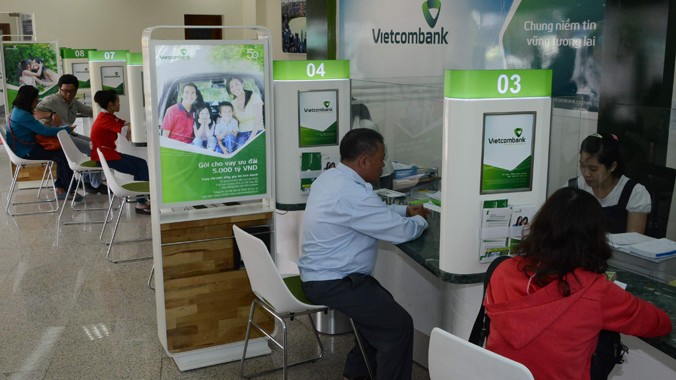 Vietcombank dẫn đầu khối ngân hàng niêm yết