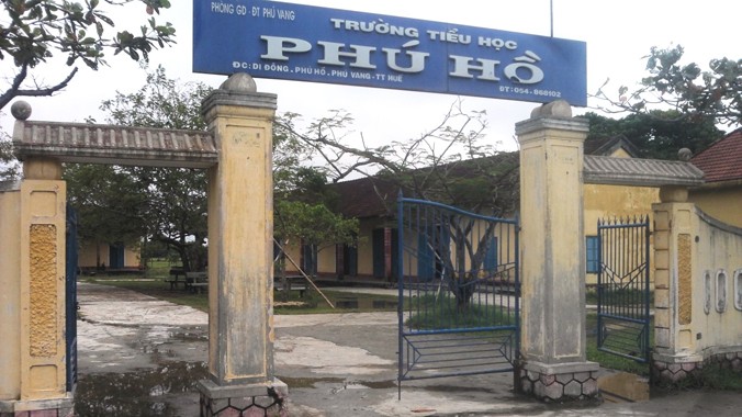 Trường Tiểu học Phú Hồ (xã Phú Hồ, huyện Phú Vang) - một trong nhiều cơ sở giáo dục ở TT-Huế. Ảnh: Ngọc Văn.