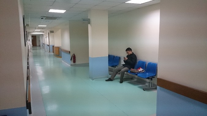 Một góc Bệnh viện Việt - Pháp. Ảnh: Bình Minh.