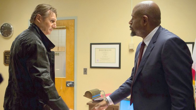 Liam Neeson và Forest Whitaker có nhiều đoạn thoại thú vị trong “Taken 3”.