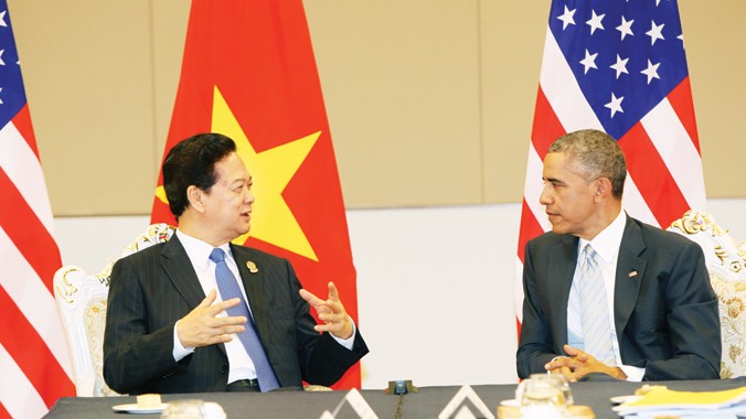 Thủ tướng Nguyễn Tấn Dũng hội đàm với Tổng thống Hoa Kỳ.