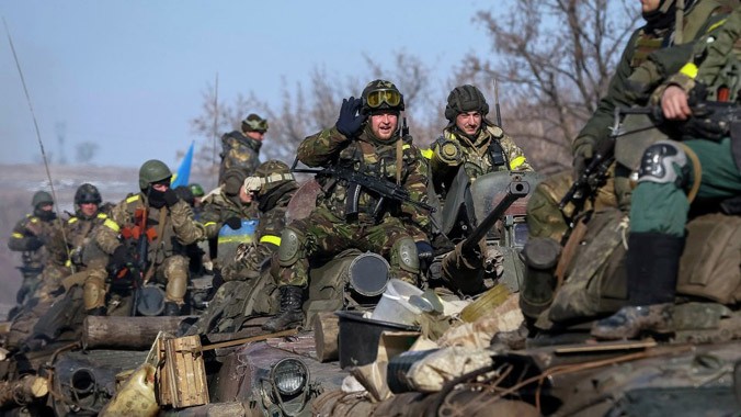 Quân đội Ukraine liên tiếp chịu thất bại tại miền đông. Ảnh: Getty Images.
