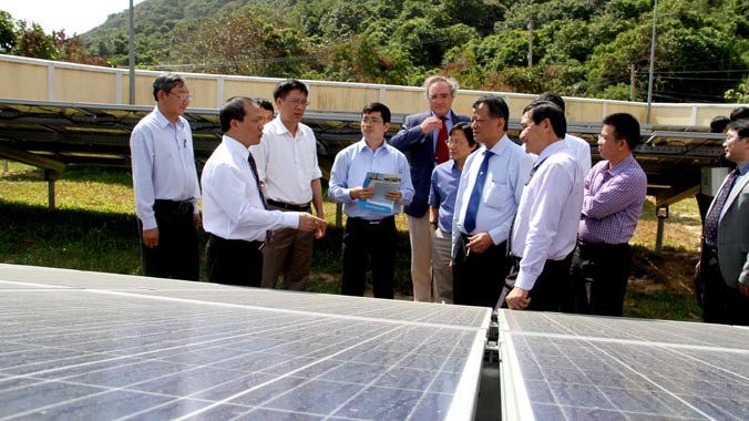 Dự án điện năng lượng mặt trời tại Côn Đảo sẽ được vận hành tự động hóa. Ảnh: Đại Dương.
