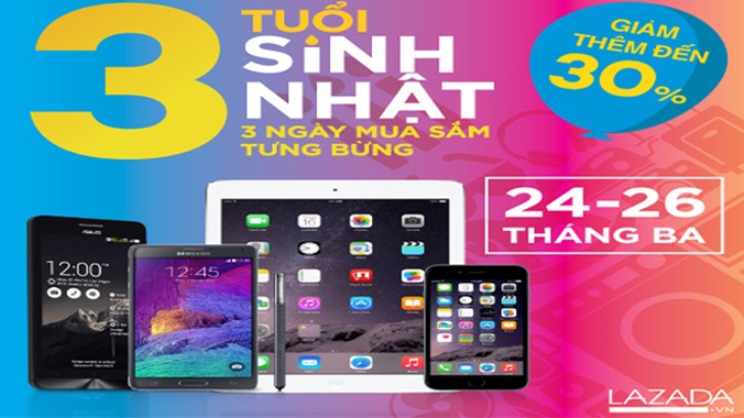 Giảm thêm đến 30% nhiều sản phẩm trong 3 ngày 24,25,26/03.