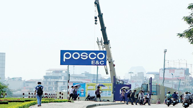 POSCO E&C đang bị nghi ngờ lập quỹ đen lại quả cho nhà thầu trong dự án xây dựng đường cao tốc tại Việt Nam. Ảnh: Như Ý.