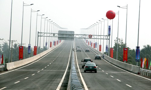 Cao tốc Long Thành có sự tham gia của nhà thầu POSCO. Ảnh: Vnexpress