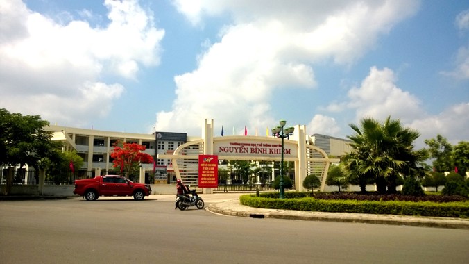 Trường chuyên Nguyễn Bỉnh Khiêm nơi xảy ra tình trạng thiếu nợ tiền thưởng của học sinh từ năm học 2010 đến nay mới trả.