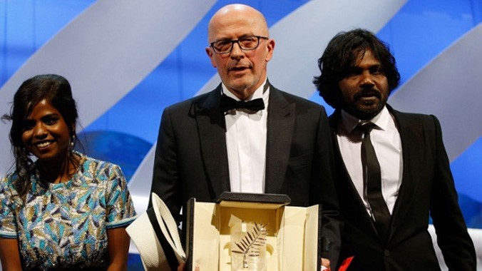 Đạo diễn Jacques Audiard tại lễ trao giải LHP Cannes.