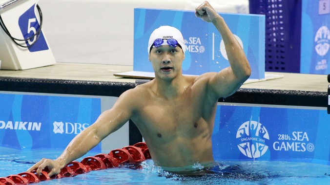 Đạt thành tích tốt tại SEA Games 28 song Hoàng Quý Phước lại thi đấu sa sút tại giải bơi VĐTG đang diễn ra tại Nga. Ảnh: VSI.