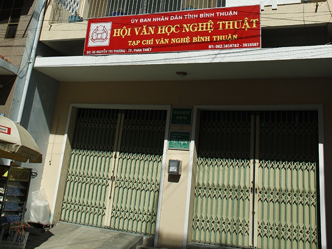Trụ sở Hội VHNT Bình Thuận.