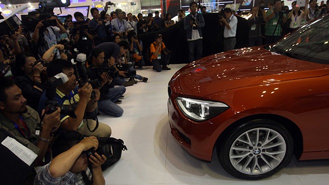 Euro Auto trong lần ra mắt xe BMW mới. Ảnh: Như Ý.
