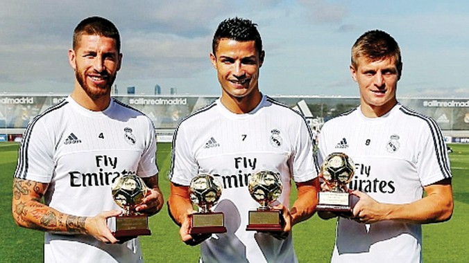 Real Madrid bội thu danh hiệu trong năm 2014