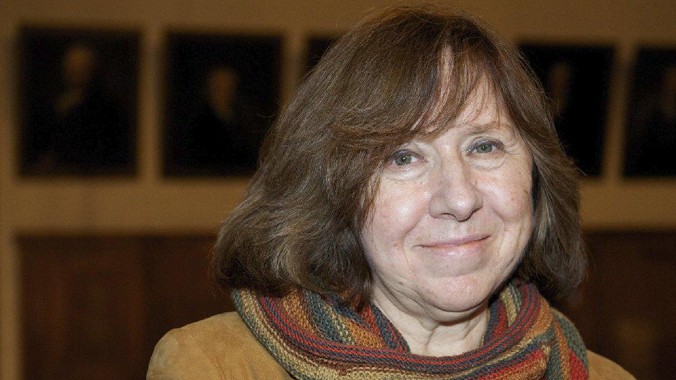 Nhà văn Svetlana Alexievich: “Tôi chỉ làm một thứ: Mua tự do cho chính mình”. Ảnh: Vasily Fedosenko.