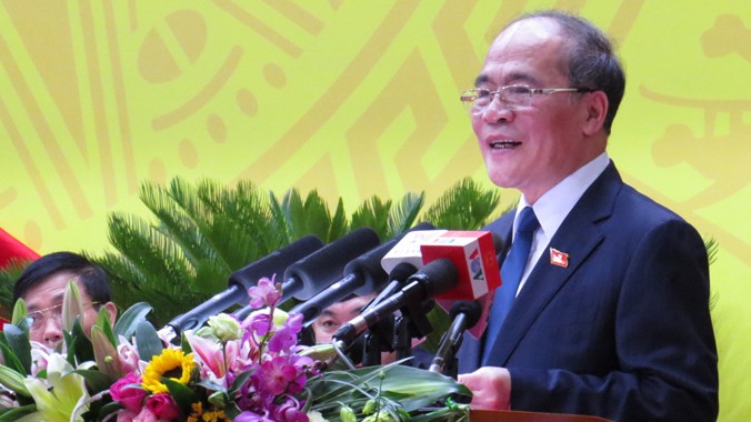 Chủ tịch Quốc hội phát biểu chỉ đạo tại Đại hội Đảng bộ 14 tỉnh Quảng Ninh.