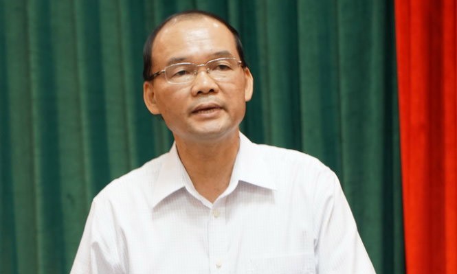 Ông Phan Chu Đức, phó trưởng Ban tổ chức Thành ủy Hà Nội, cho biết nhân sự bí thư Thành ủy Hà Nội sẽ do Bộ Chính trị trực tiếp quyết định. Ảnh: Tuổi trẻ
