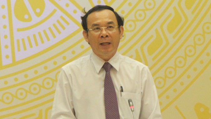 Bộ trưởng - Chủ nhiệm VPCP Nguyễn Văn Nên khẳng định, năm 2016 sẽ cắt ngay 30% tiền hội họp, đi nước ngoài… để lấy tiền tăng lương. Ảnh: Văn Kiên.