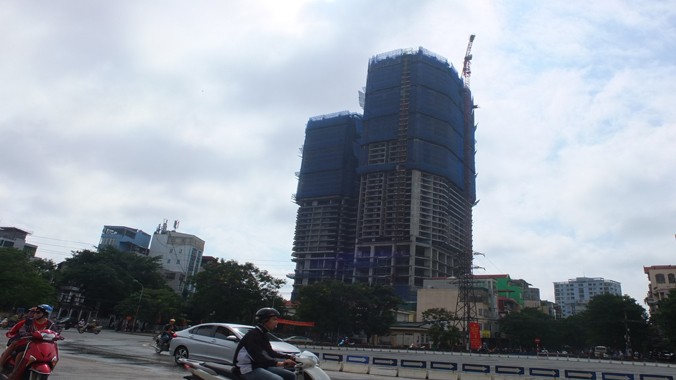 Nhiều dự án tại Hà Nội đang nợ tiền thuế, tiền sử dụng đất. Ảnh: Đức Huy.
