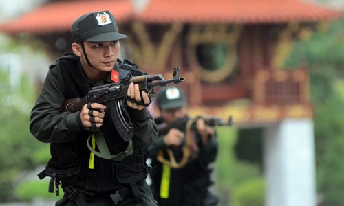 Chiến sĩ cảnh sát đặc nhiệm Việt Nam. Ảnh: Vietnamnet