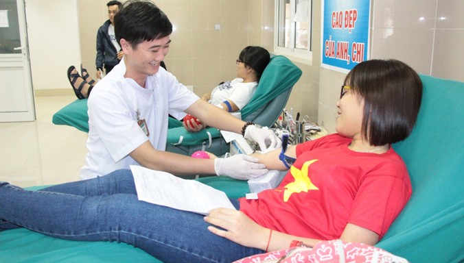 Mỗi tháng hiến hai lần, CLB Trái tim tình nguyện đã cung cấp hàng trăm đơn vị máu để cứu giúp các bệnh nhân. Ảnh: Đào Phan.