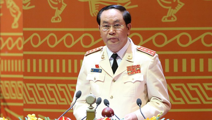 Đại tướng Trần Đại Quang, Bộ trưởng Bộ Công an. Ảnh: Hồng Vĩnh.