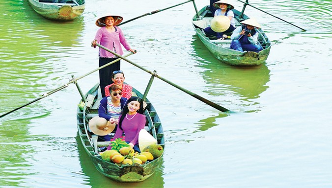 Về vùng sông nước miền Tây. Ảnh: Huy Nguyễn.