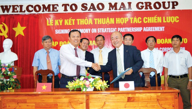 Lễ ký kết hợp tác giữa Sao Mai Group và Công ty Koyo Corporation thuộc Tập đoàn Koyo Group (Nhật Bản).