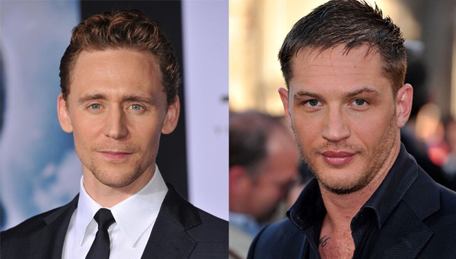 Tom Hiddleston (trái) phải đối đầu với ứng viên nặng ký Tom Hardy trong cuộc chiến giành vai 007 mới.
