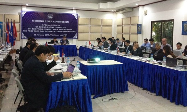 Toàn cảnh phiên họp 43 của Ủy ban Liên hiệp Ủy hội sông Mekong quốc tế. Ảnh: Báo Giao thông 