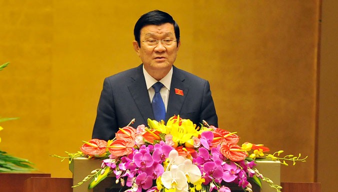 Chủ tịch nước Trương Tấn Sang.