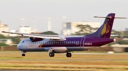 Máy bay ATR 72 của hãng hàng không Quốc gia Campuchia Angkor Air