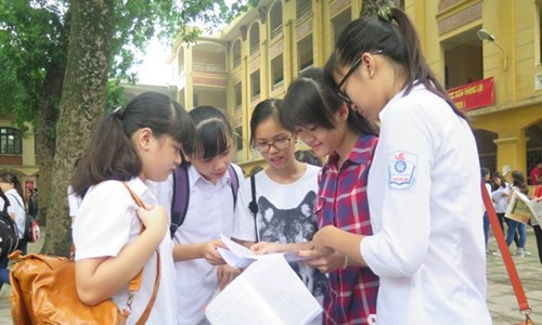 Năm học 2016-2017, Hà Nội dành hơn 52.000 chỉ tiêu vào lớp 10 công lập. Ảnh: An ninh Thủ đô