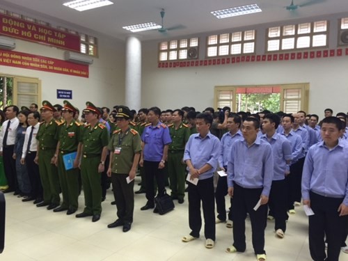 Hình ảnh bầu cử tại Trại tạm giam số 1 - Công an Hà Nội.