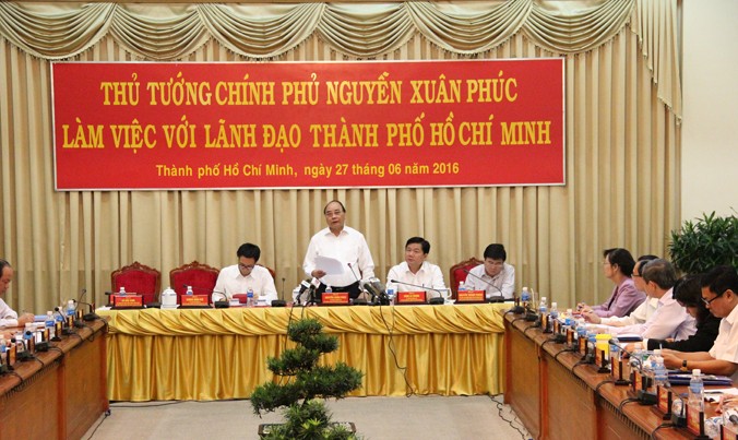 Thủ tướng Nguyễn Xuân Phúc kết luận tại buổi làm việc.