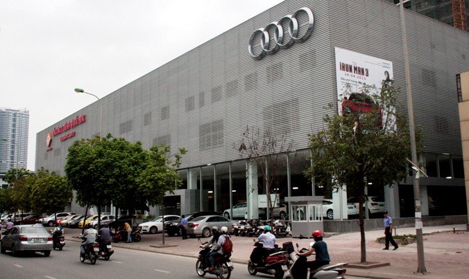 Showroom Audi Hà Nội.