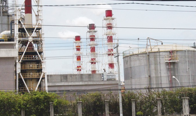 Một góc Nhà máy nhiệt điện Formosa tại huyện Nhơn Trạch.