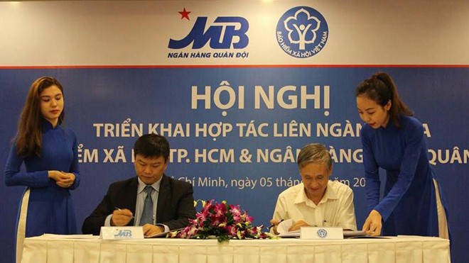 MB hợp tác thu bảo hiểm xã hội tại TPHCM