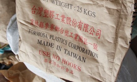 Bao ghi chữ Formosa không liên quan chất thải nghi độc hại