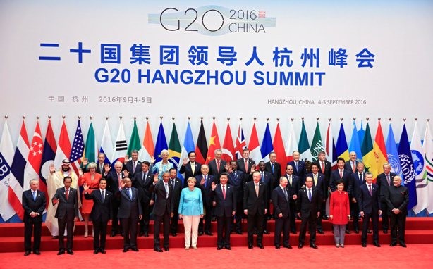 Lãnh đạo các nước G20 chụp ảnh chung. Ảnh: EPA/TTXVN