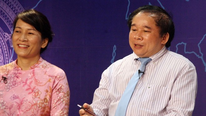 Thứ trưởng Bùi Văn Ga trả lời tại buổi tọa đàm sáng ngày 8/9 do Cổng thông tin Điện tử Chính phủ tổ chức. Ảnh: Quyên Quyên.