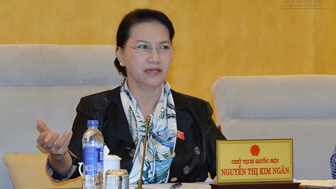 Chủ tịch Quốc hội Nguyễn Thị Kim Ngân yêu cầu sửa luật lần này phải khắc phục được yếu kém.