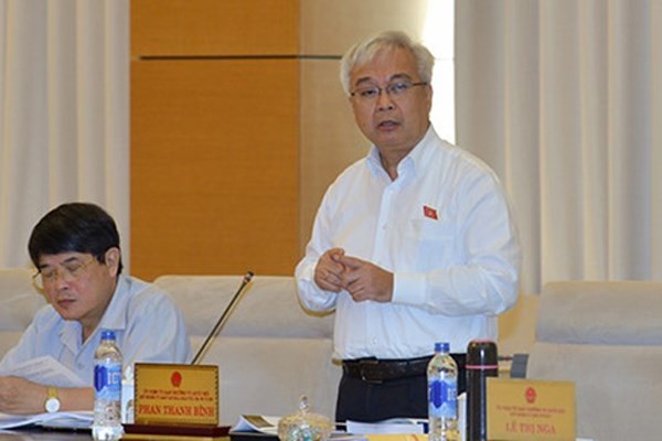 Ông Phan Thanh Bình, Chủ nhiệm Ủy ban Văn hóa Giáo dục Thanh thiếu niên và Nhi đồng của Quốc hội 