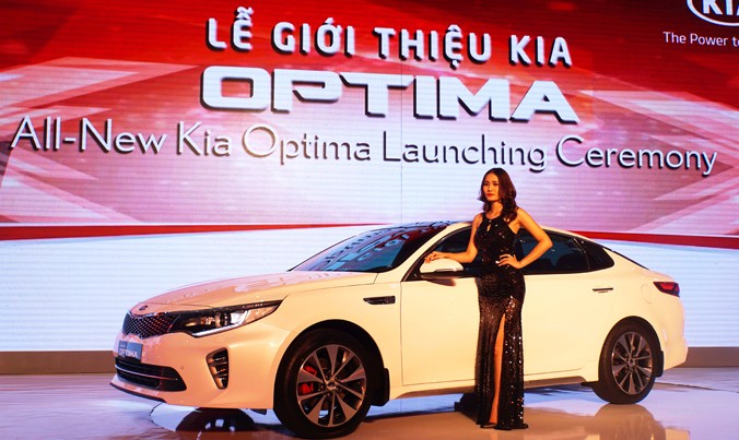 Kia Optima - mẫu xe thành công nhất toàn cầu vừa ra mắt của THACO. Ảnh: Tuấn Nguyễn.
