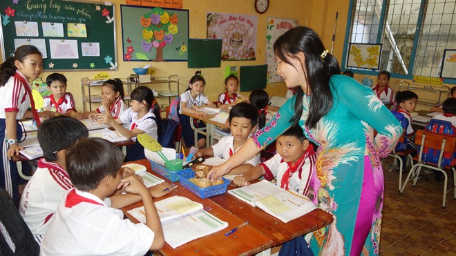 Dự án mô hình trường học mới tại Việt Nam được triển khai tại 1.447 trường tiểu học. Ảnh: tieuhoc.moet.gov.vn.
