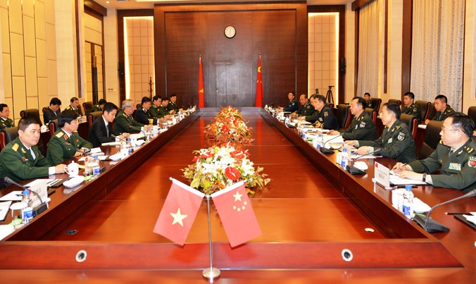 Đối thoại chiến lược quốc phòng cấp thứ trưởng Việt - Trung lần thứ 6. Ảnh: TTXVN.