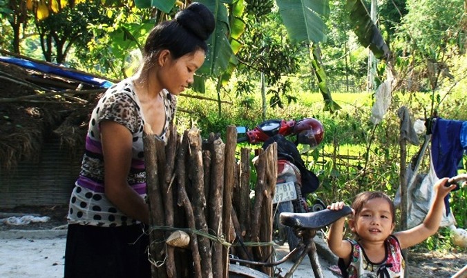 Cảnh trong phim “Trên rừng dưới thung” của Trần Phương Thảo.