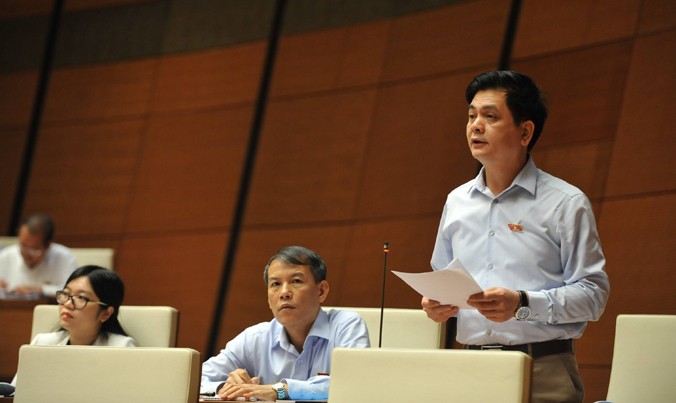 Nguyễn Lâm Thành (Lạng Sơn) đề nghị bổ sung chế tài xử lý nghiêm hành vi trục lợi trong hoạt động quy hoạch. Ảnh: Như Ý.