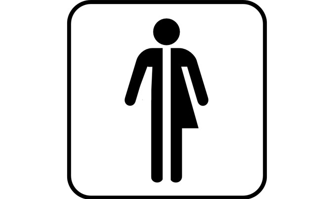 Biểu tượng nhà vệ sinh unisex.